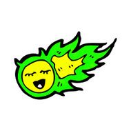 Cartoon Fireball N13