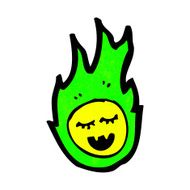 Cartoon Fireball N14