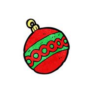 Cartoon Christmas Bauble N97