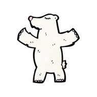 Cartoon Polar Bear N117