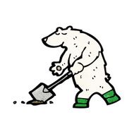 Cartoon Polar Bear N118
