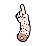 Cartoon Severed Arm N23