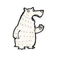 Cartoon Polar Bear N121