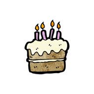 Cartoon Birthday Cake N48