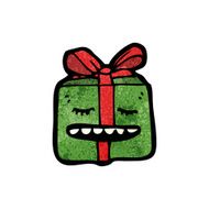 cartoon christmas present N65