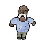 Cartoon Man With Mustache N114