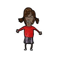 cartoon girl with pig tails N4