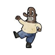 cartoon angry man N115