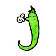 cartoon chili pepper N16