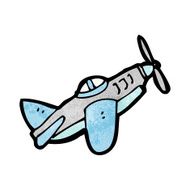 Cartoon Plane N12