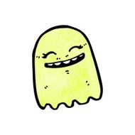 cartoon gree ghost N2