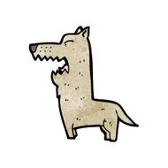 cartoon angry dog N6