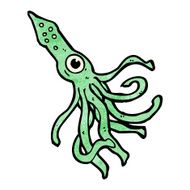 Cartoon Octopus N94