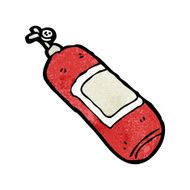 cartoon fire extinguiser