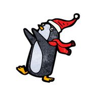 Cartoon Christmas Penguin N30