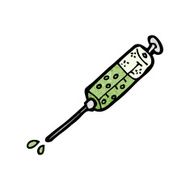 cartoon medical needle N17