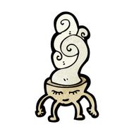 cartoon soup bowl character N3