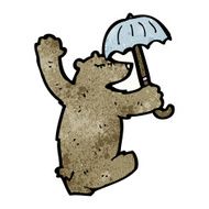 funny cartoon bear N56