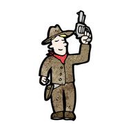 Cartoon Cowboy N21