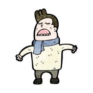cartoon singing man N16