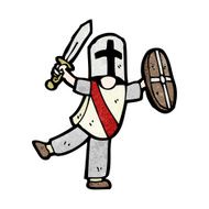 Cartoon Knight N16