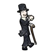cartoon victorian gentleman N6