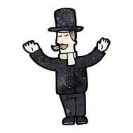 cartoon victorian gentleman N8