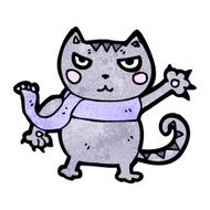 Cartoon Cat N301