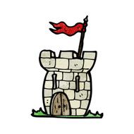 cartoon tiny castle N2