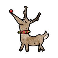 Cartoon Christmas Reindeer N19