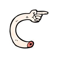 pointing arm cartoon N5