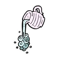 cartoon pouring water jug N5