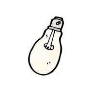 Cartoon Light Bulb N78
