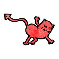 cartoon little devil N102