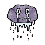 Cartoon Rain Cloud N56