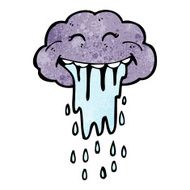Cartoon Rain Cloud N57