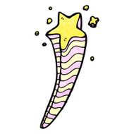cartoon shooting star N21