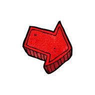 cartoon direction arrow N7