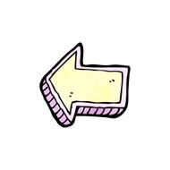 cartoon direction arrow N8