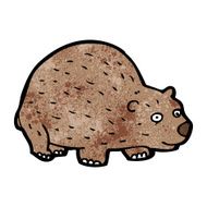 funny cartoon bear N59