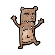 funny cartoon bear N61