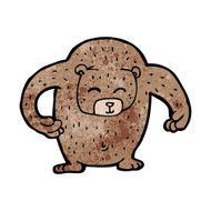 funny cartoon bear N62
