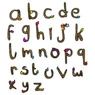 cartoon alphabet N34