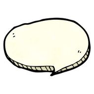 cartoon comic book speech bubble N3