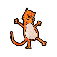 funny cartoon cat N191