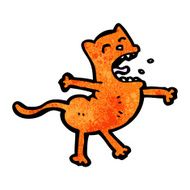 funny cartoon cat N193