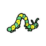 Cartoon Caterpillar N75