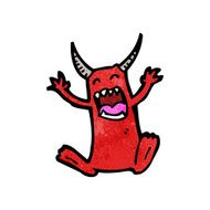 cartoon little devil N104