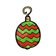 Cartoon Christmas Bauble N101