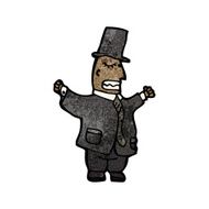 cartoon rich man in top hat N2